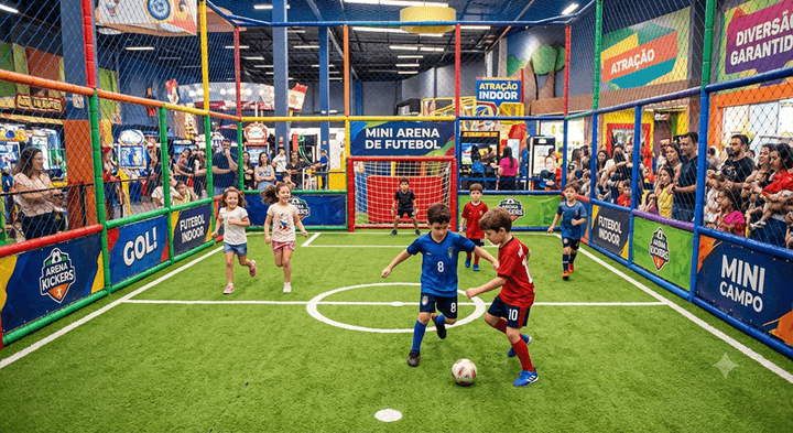 Mini campo de futebol